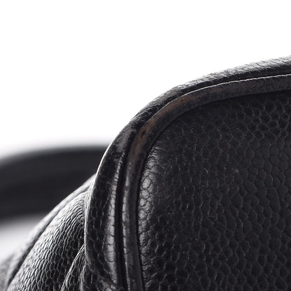 Chanel Caviar Quilted Medallion Tote Black 17 of 19