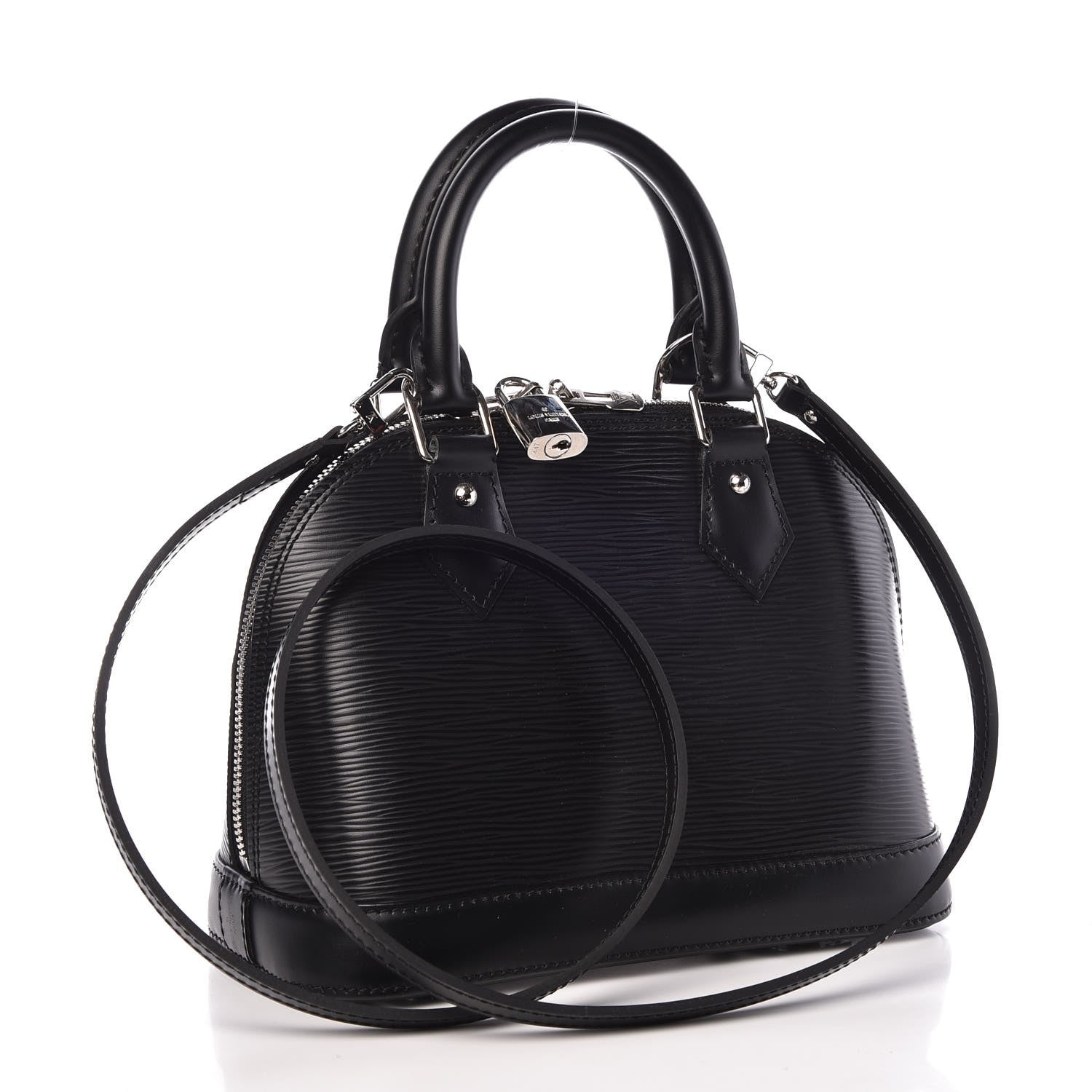 Louis Vuitton Epi Alma BB Black 3 of 8
