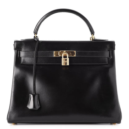 Hermes Box Kelly Retourne 32 Black 1 of 35