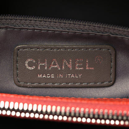 Chanel Caviar Quilted Grand Shopping Tote GST Orange 6 of 10