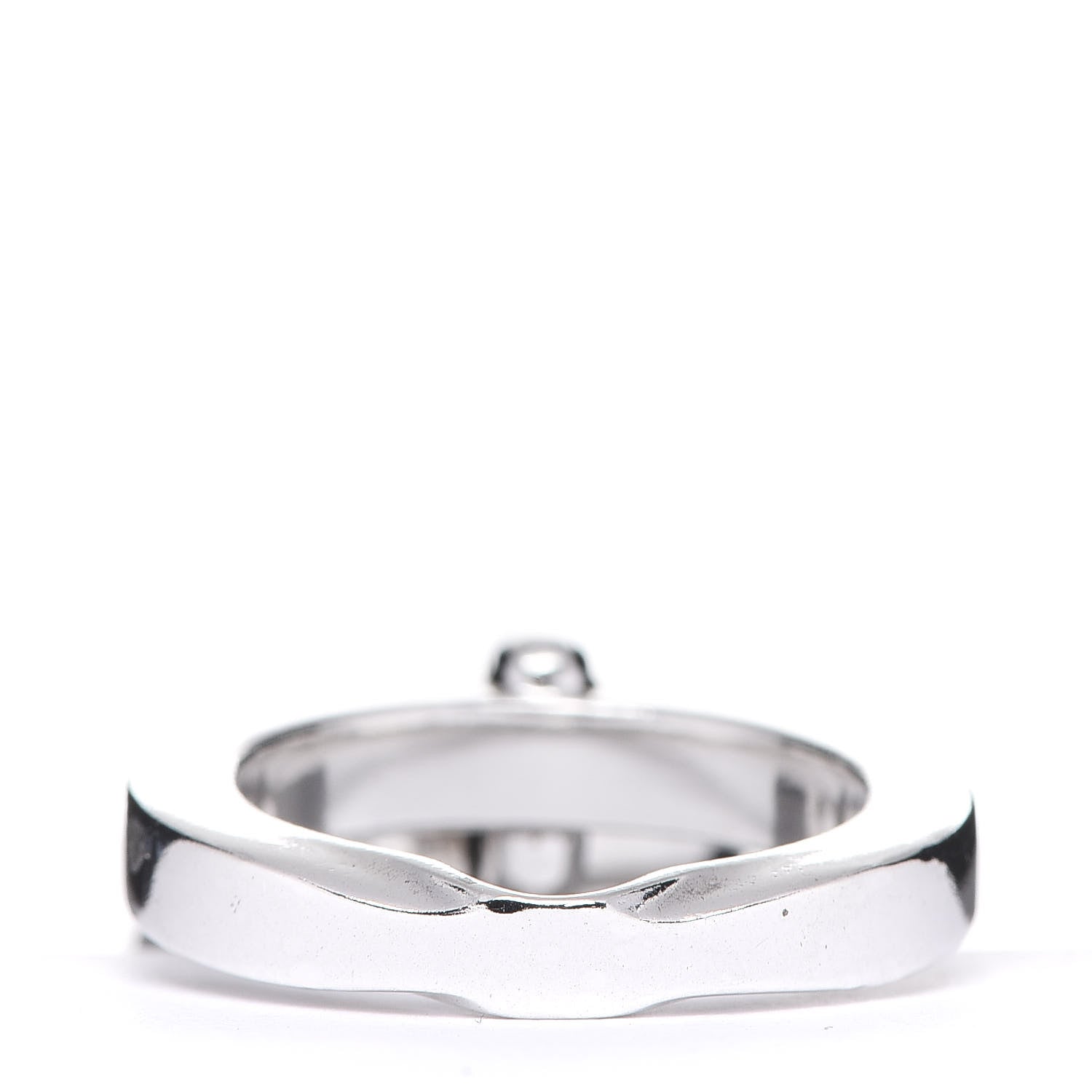 Chanel Sterling Silver Number 5 Charm Ring 52 6 3 of 6