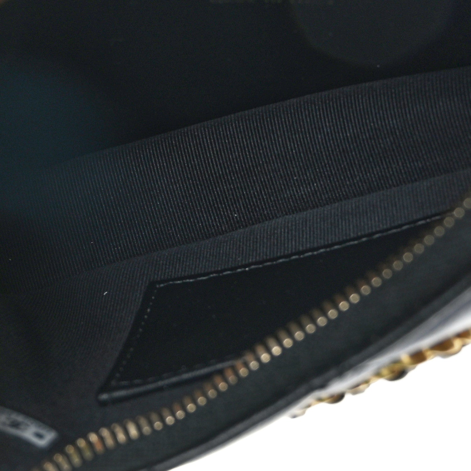 Chanel Crumpled Calfskin Quilted Braided CC Small Hobo Black 5 of 9