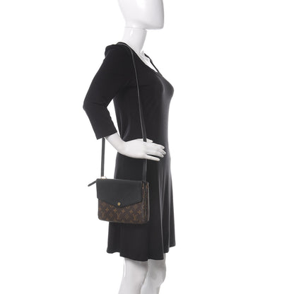 Louis Vuitton Monogram Twice Pochette Black 2 of 14
