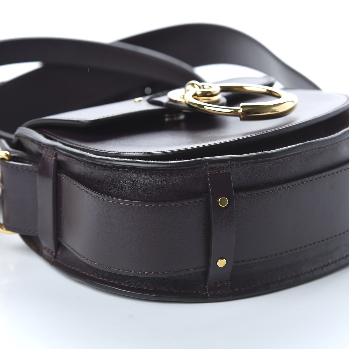 Calfskin Small Tess Bag Black Raisin