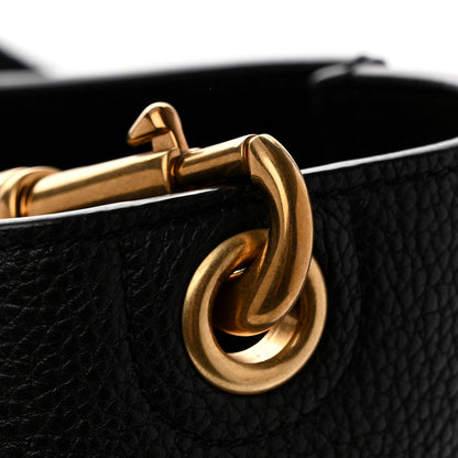 Celine Soft Grained Calfskin Sangle Bucket Bag Black 11 of 12