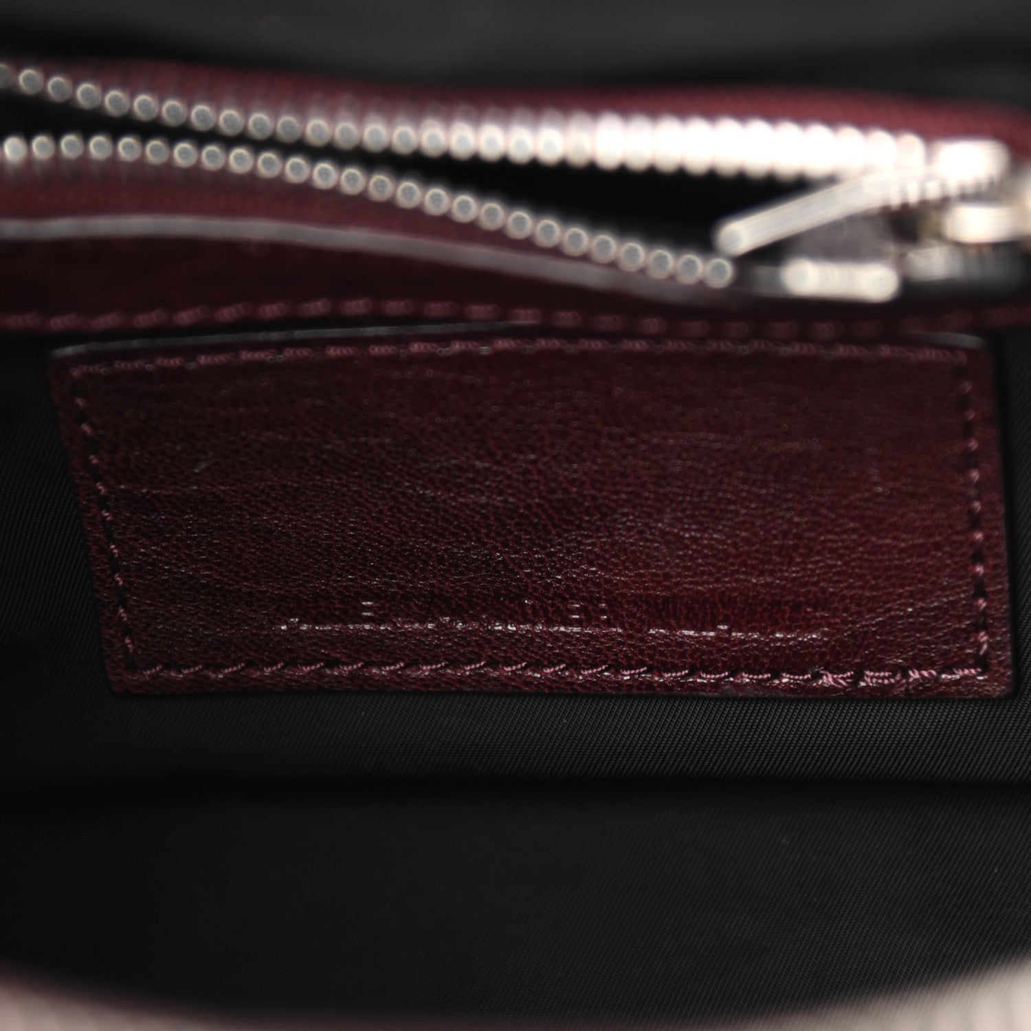Alexander Wang Pebbled Lambskin Mini Rockie Beet Rhodium Hardware 8 of 9