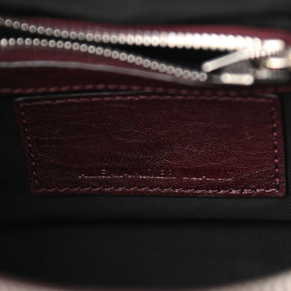 Alexander Wang Pebbled Lambskin Mini Rockie Beet Rhodium Hardware 8 of 9