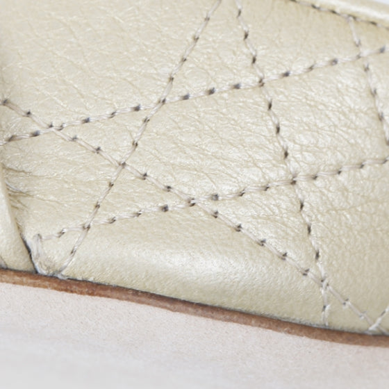 Leather Cannage Slingbacks 40.5 Gold