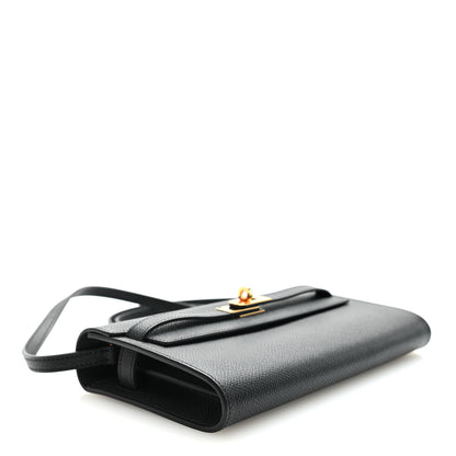Hermes Epsom Kelly Wallet To Go Black 4 of 12