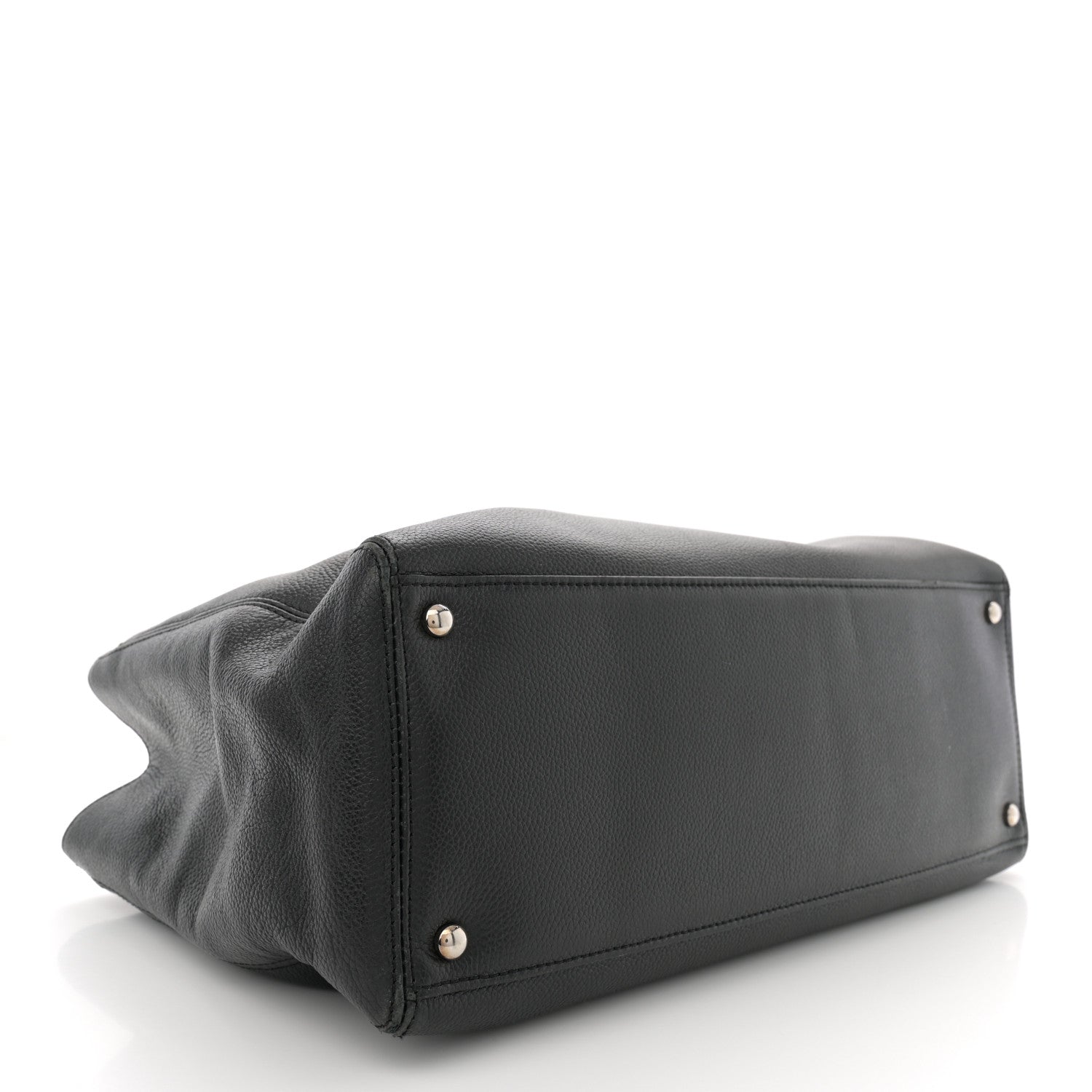 Chanel Calfskin Cerf Executive Shopper Black 4 of 16