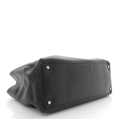 Chanel Calfskin Cerf Executive Shopper Black 4 of 16