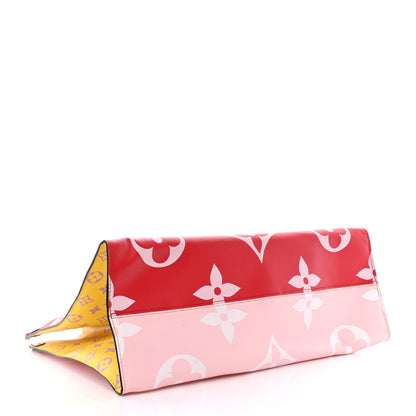 Louis Vuitton Monogram Giant Onthego GM Rouge Rose 4 of 12