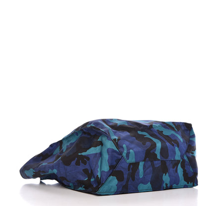 Prada Tessuto Stampato Camouflage Shopping Tote Royal 4 of 9