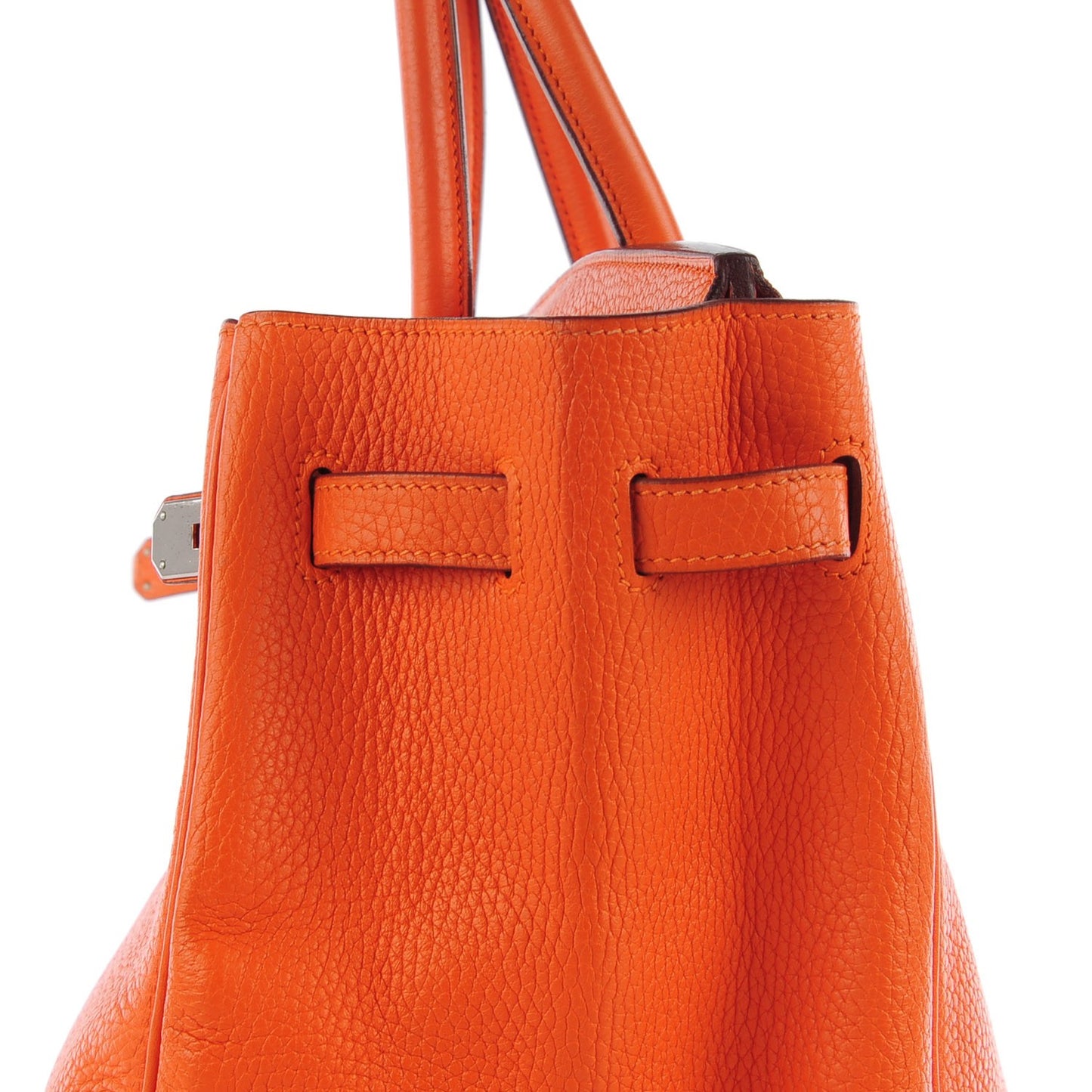 Taurillon Clemence Birkin 35 Orange