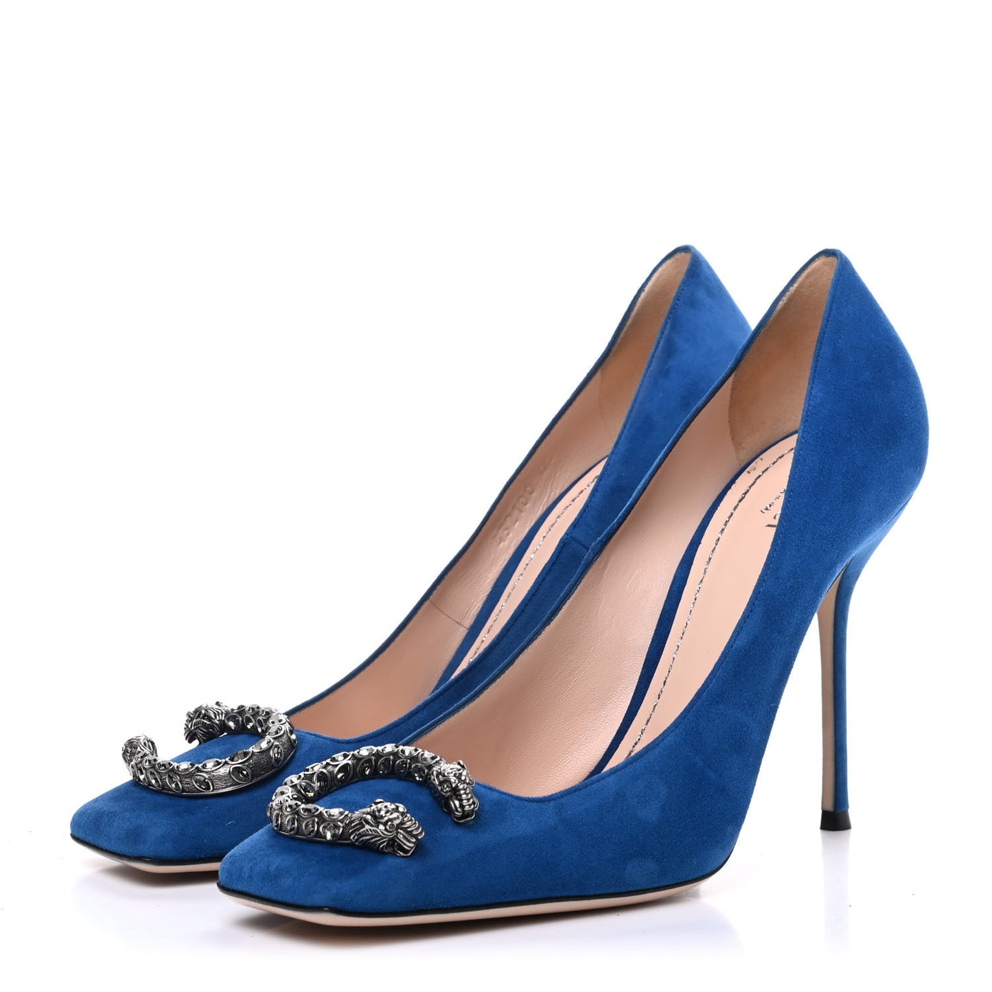 Suede Dionysus Pumps 41 Blue