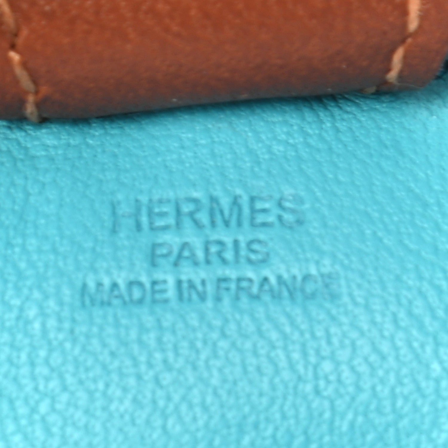 Hermes Milo Lambskin Grigri Rodeo Horse Bag Charm PM Bleu Azteque Bleu Electrique Fauve 3 of 3
