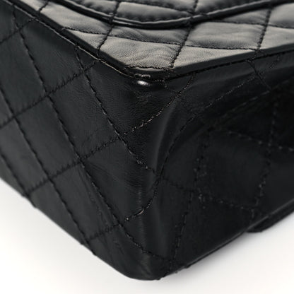 Chanel Aged Calfskin Quilted 2.55 Reissue Mini Flap Black 12 of 14