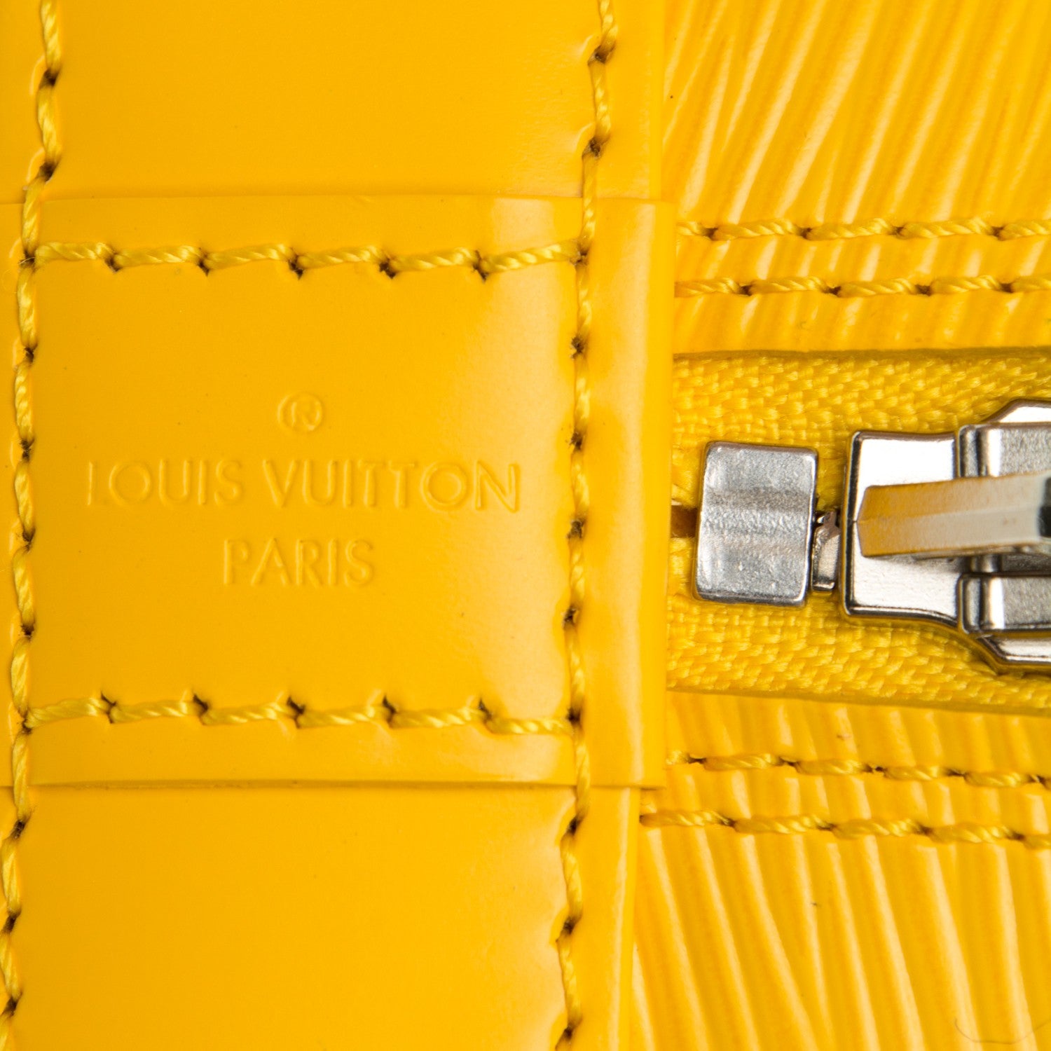 Louis Vuitton Epi Alma BB Citron 7 of 9