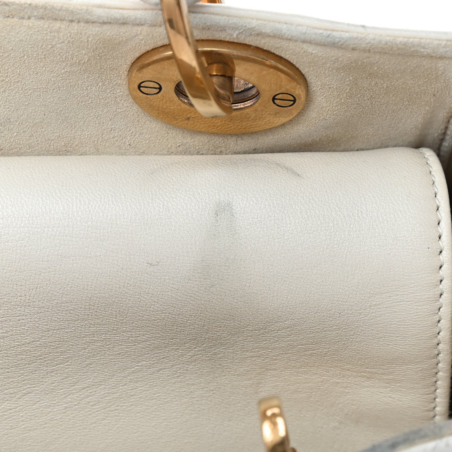Christian Dior Smooth Calfskin Embroidered The Moon in My Eyes Medium Lady Dior White 9 of 13