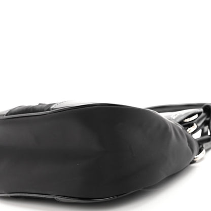 Prada Re-Nylon Spazzolato Re-Edition 2002 Moon Bag Black 9 of 9