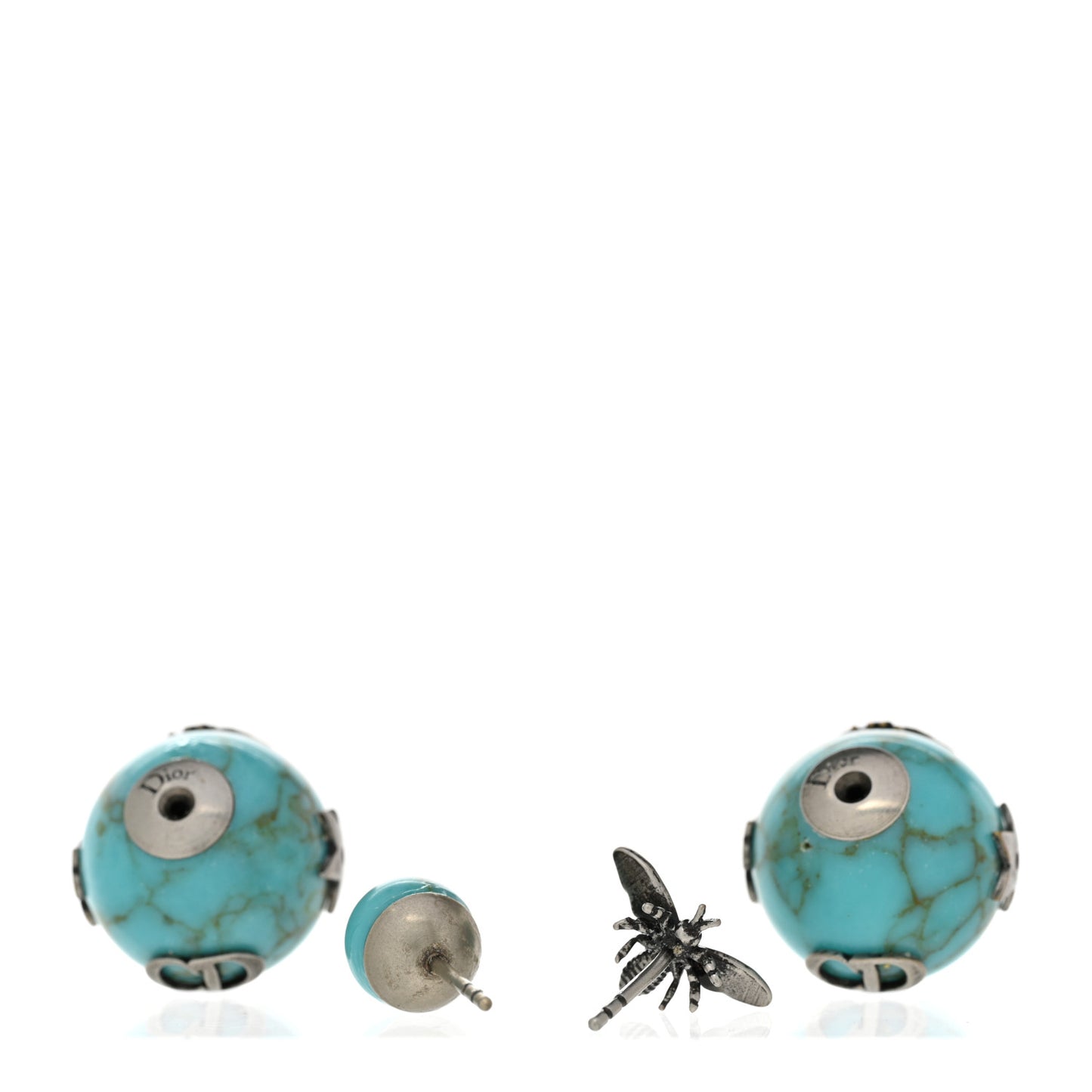 Mise En Dior Tribal Earrings Turquoise