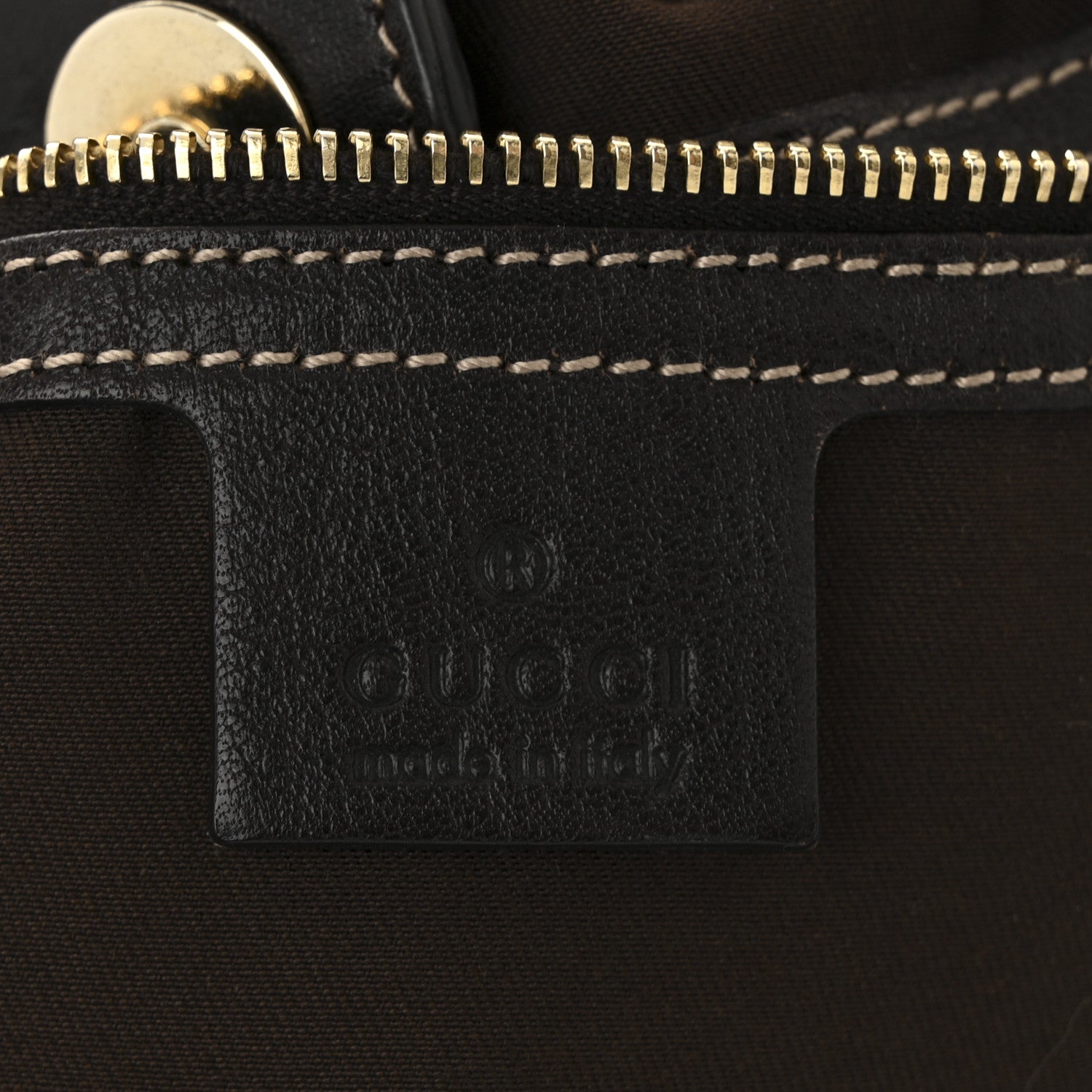 Gucci Monogram Studded Pelham Tote Dark Brown 6 of 11