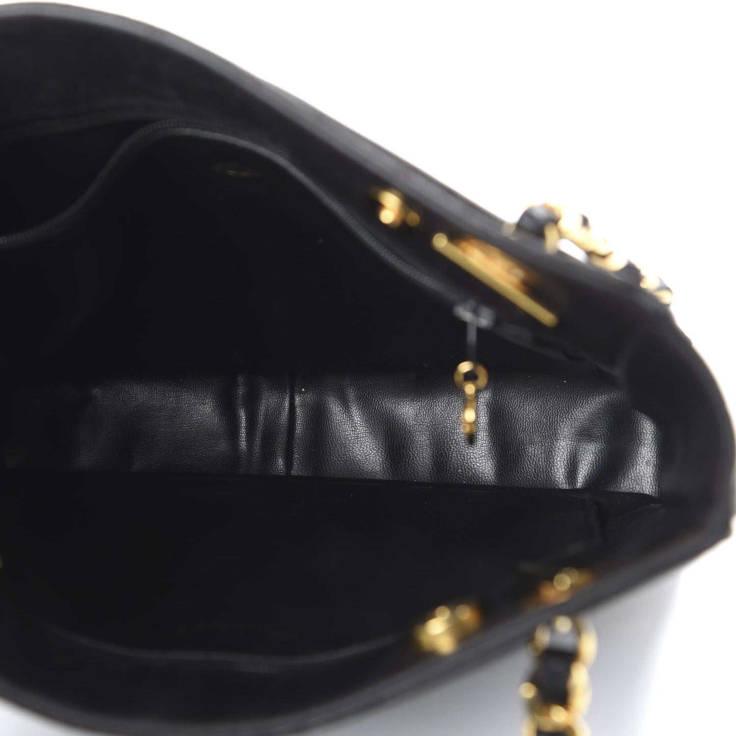Lambskin CC Shoulder Bag Black