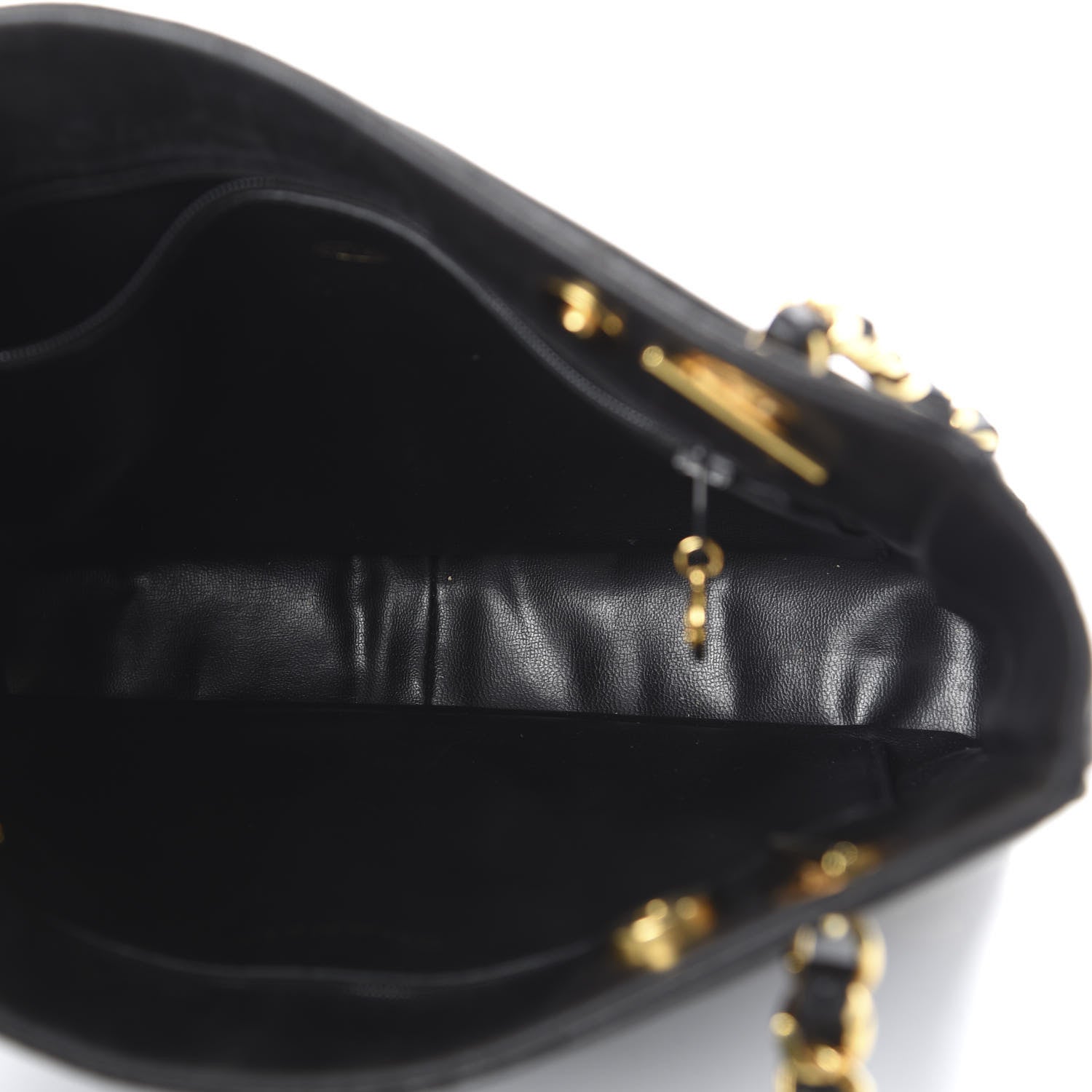 Chanel Lambskin CC Shoulder Bag Black 5 of 11