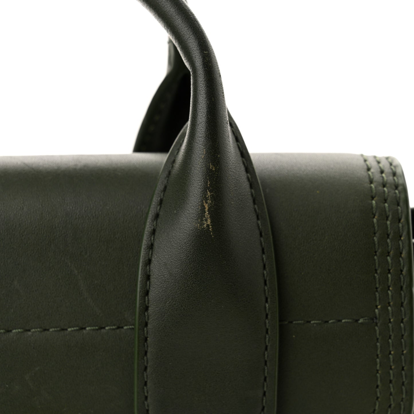 Calfskin Mini Pashli Satchel Military Green