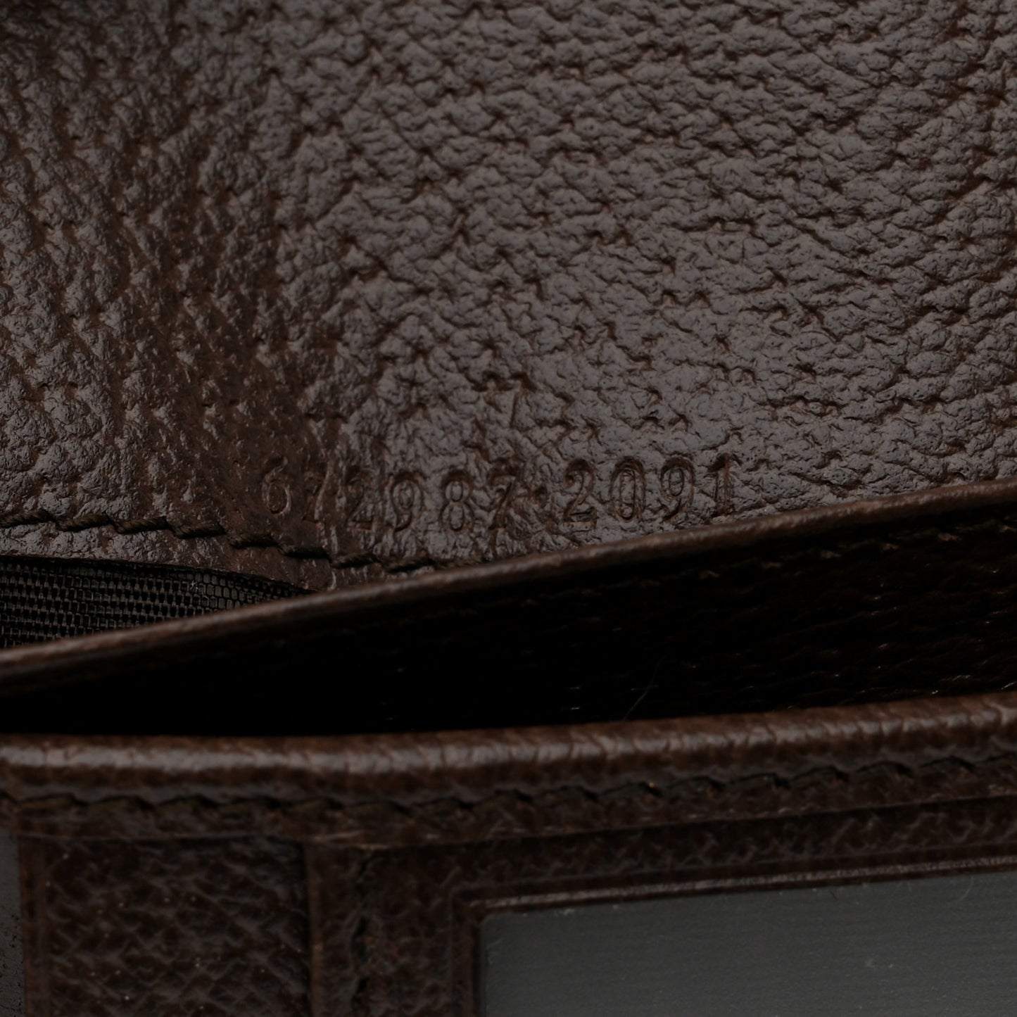 GG Supreme Monogram Web Mens Ophidia Long Wallet Beige New Acero