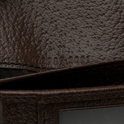Gucci GG Supreme Monogram Web Mens Ophidia Long Wallet Beige New Acero 7 of 8