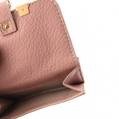 Chloe Grained Calfskin Marcie Square Wallet Anemone Pink 5 of 9