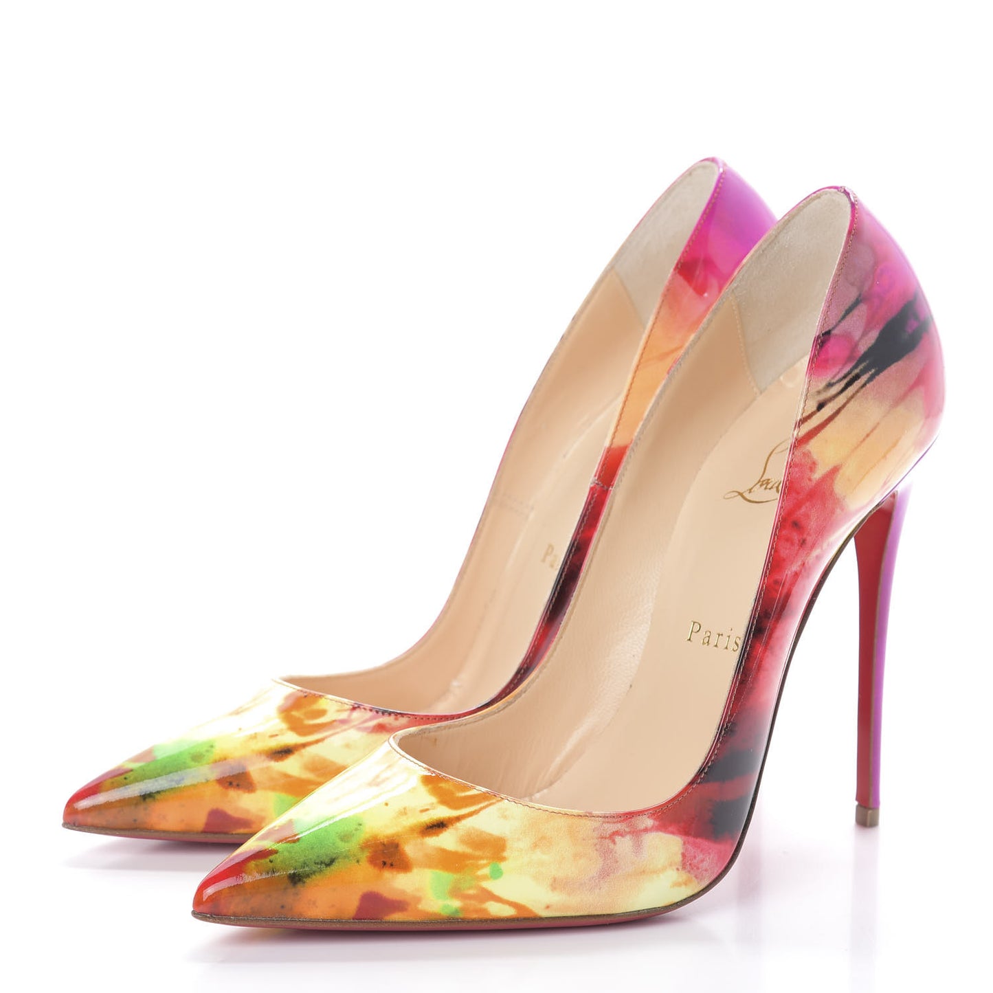 Patent Tie and Dye So Kate 120 Pumps 38.5 Multicolor