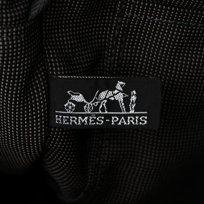 Hermes Canvas Herline Backpack Grey 6 of 9