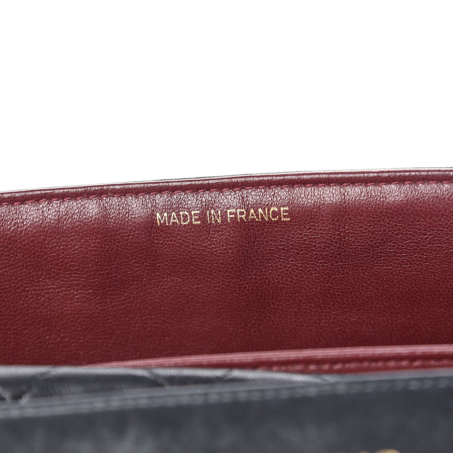 Lambskin Quilted Medium Single Flap Black