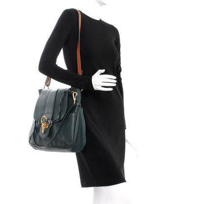 Chloe Lambskin Medium Lexa Shoulder Bag Intense Green 2 of 10