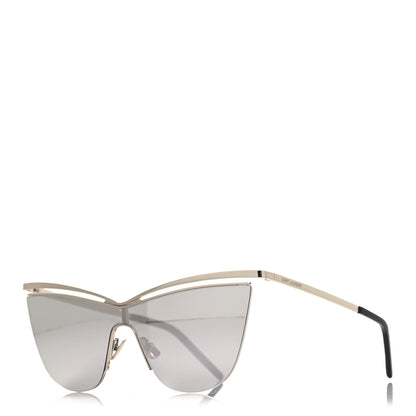 Saint Laurent SL249 Cat Eye Sunglasses Silver 1 of 7