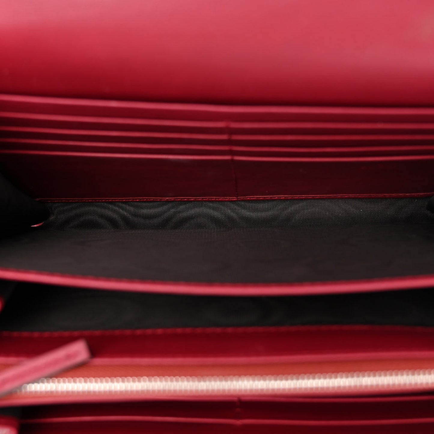 Velvet GG Monogram Mini Dionysus Chain Wallet Red Cipria