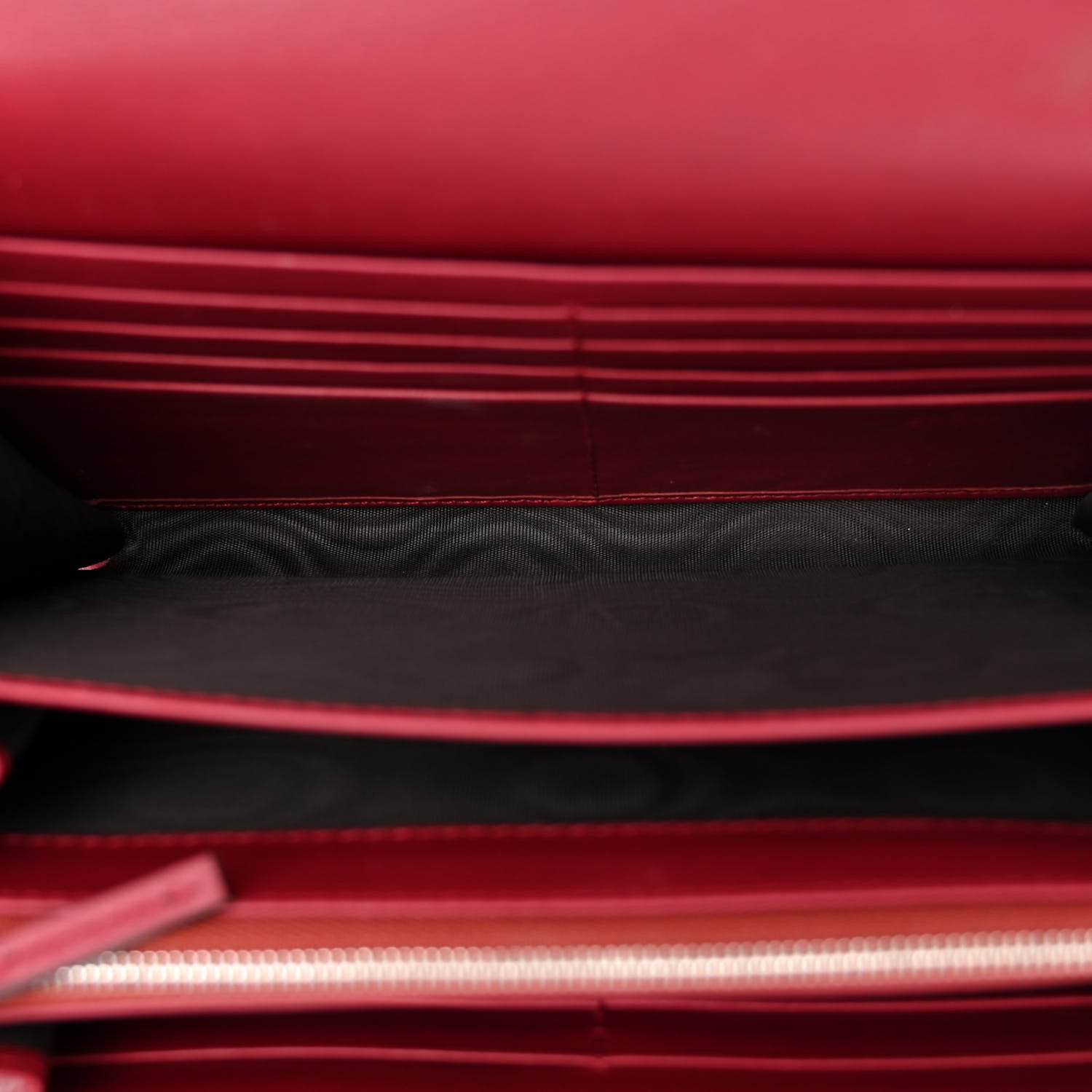 Gucci Velvet GG Monogram Mini Dionysus Chain Wallet Red Cipria 5 of 9