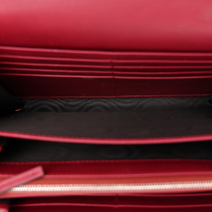 Gucci Velvet GG Monogram Mini Dionysus Chain Wallet Red Cipria 5 of 9