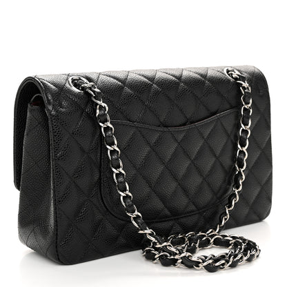 Chanel Caviar Quilted Medium Double Flap Black 3 of 11