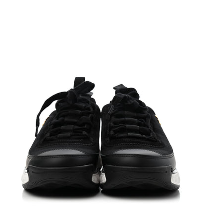 Chanel Velvet Calfskin Mixed Fibers CC Sneakers 37 Black 2 of 4