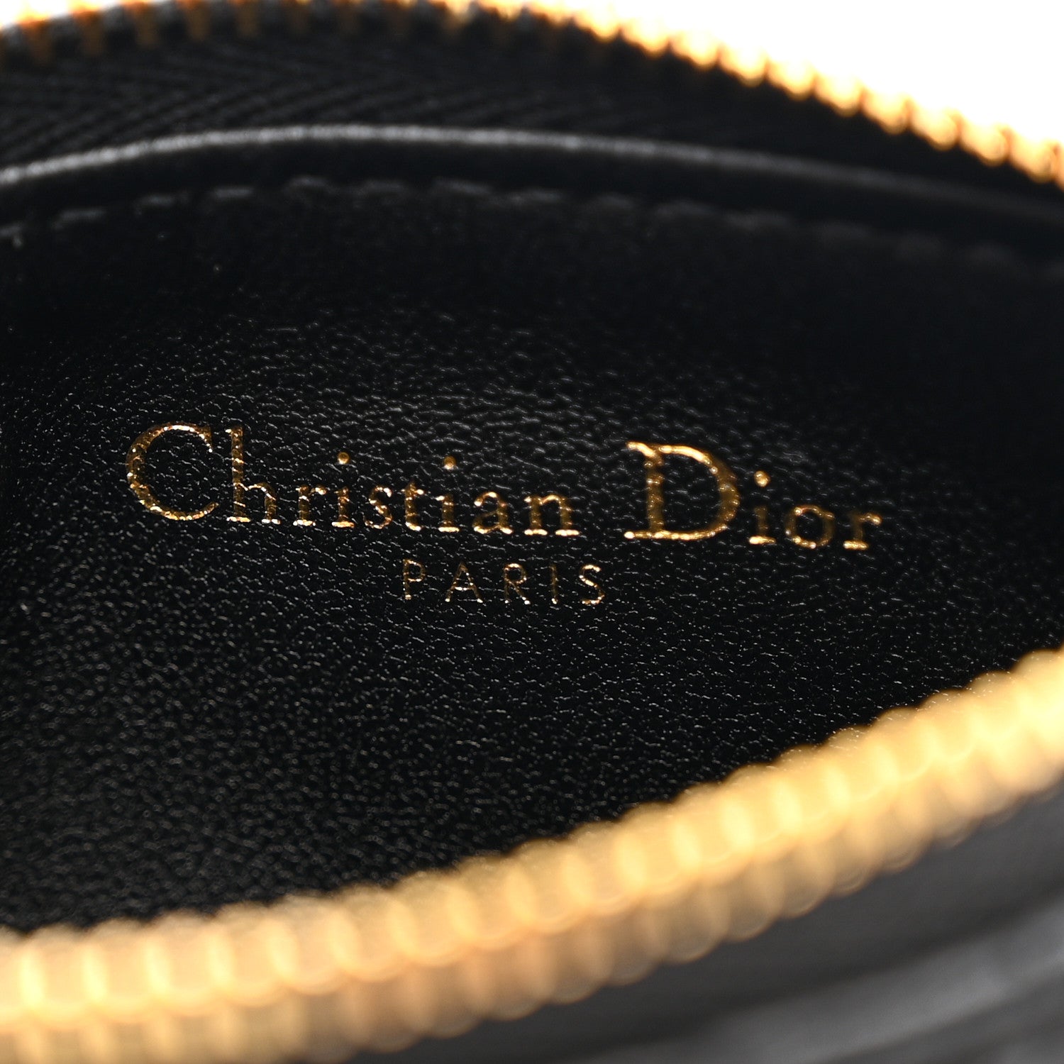 Christian Dior Supple Calfskin Cannage Caro Multifunctional Pouch Black 9 of 13