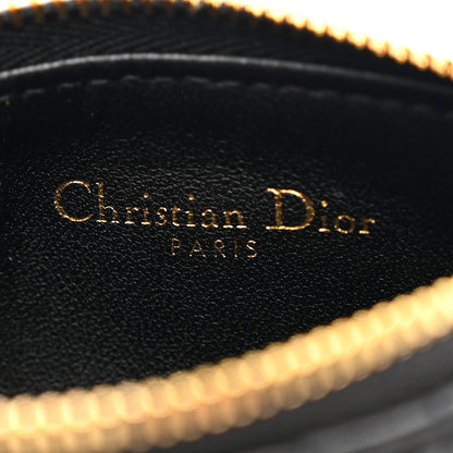 Christian Dior Supple Calfskin Cannage Caro Multifunctional Pouch Black 9 of 13