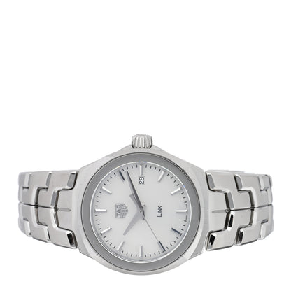 Tag Heuer Stainless Steel Mother of Pearl 32mm Link Lady Quartz Watch WBC1310 2 of 5
