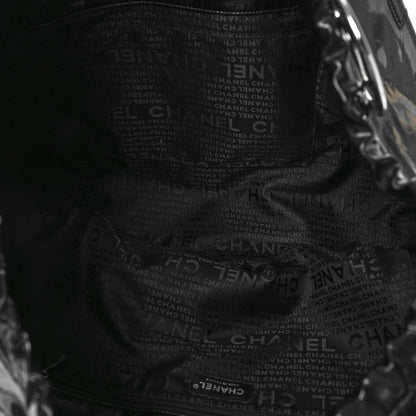 Chanel Vinyl XL Coco Cabas Black 5 of 11