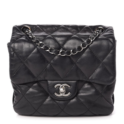 Chanel Lambskin Quilted Mini Chanel 3 Flap Black 1 of 10