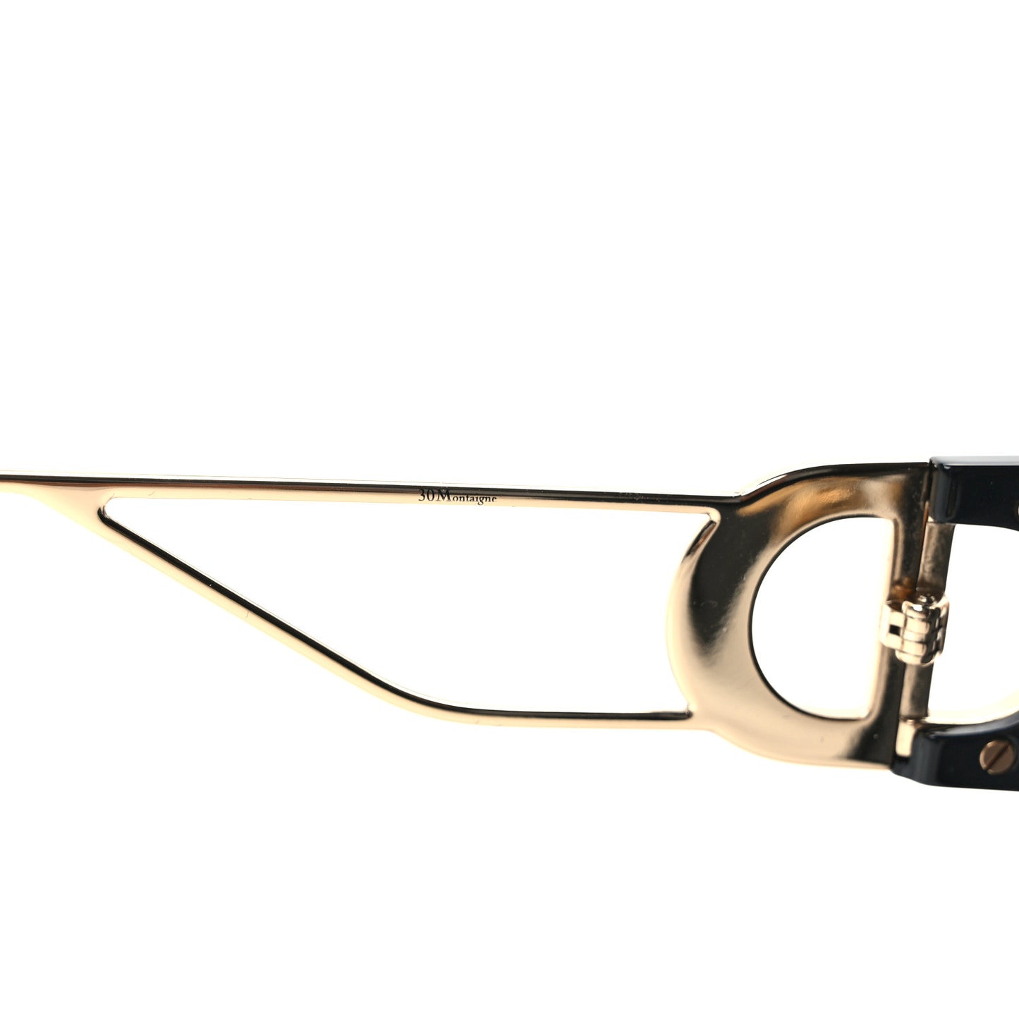 Square 30 Montaigne Sunglasses Black