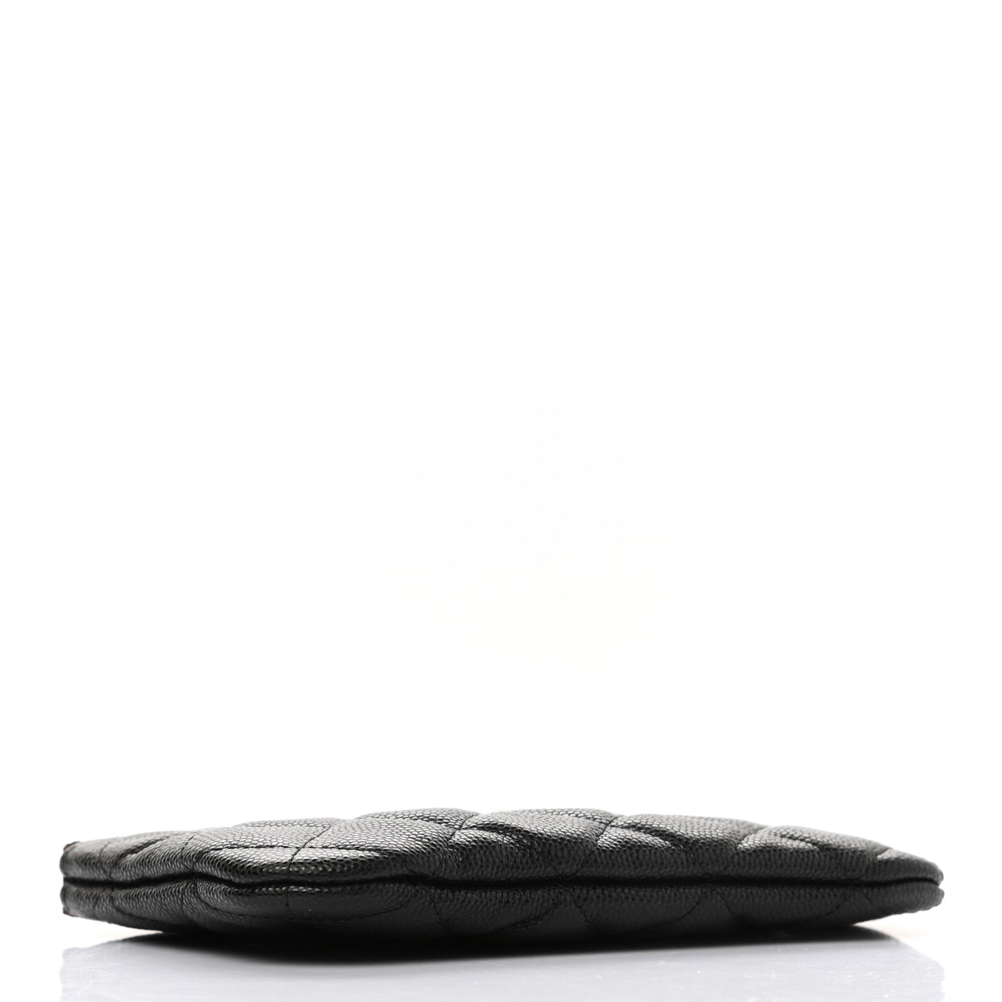 Caviar Quilted Small Cosmetic Case Black