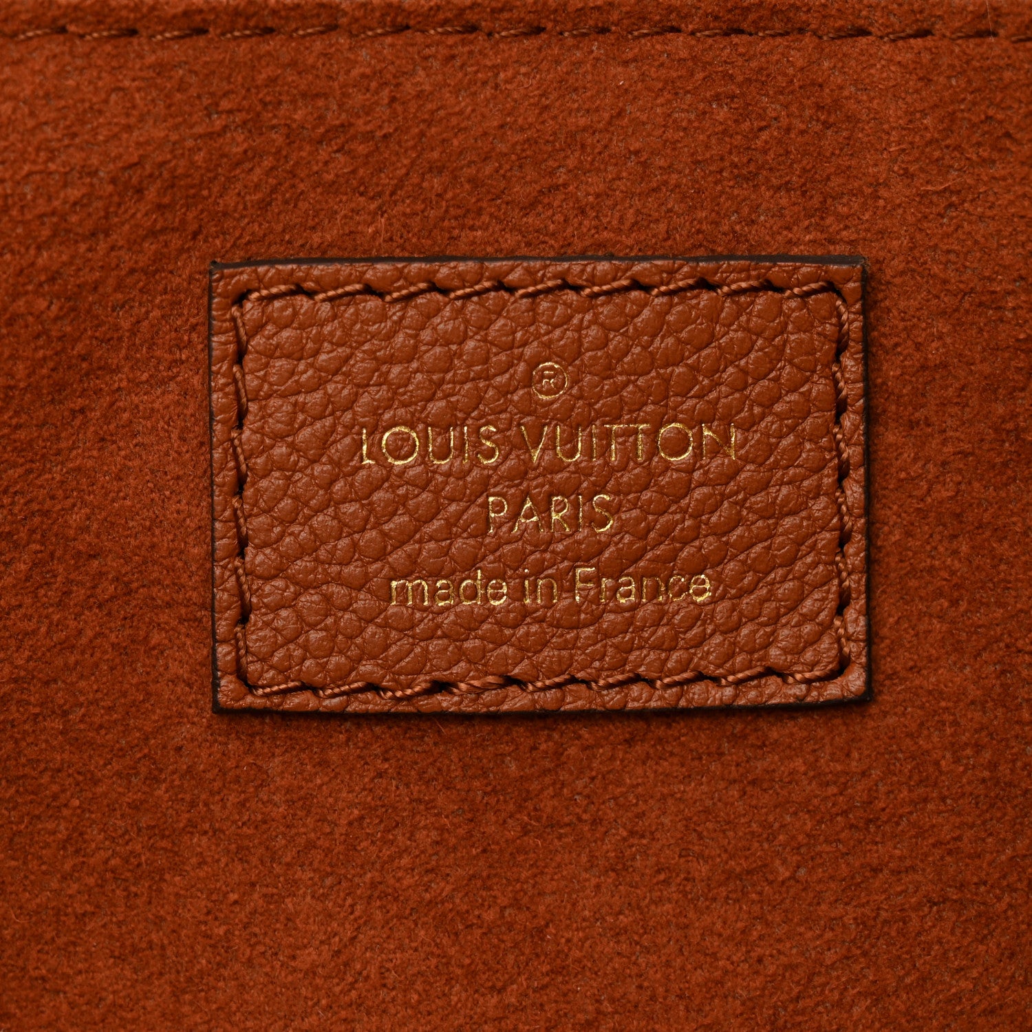 Louis Vuitton Empreinte Monogram Giant Neverfull MM Cognac 7 of 10